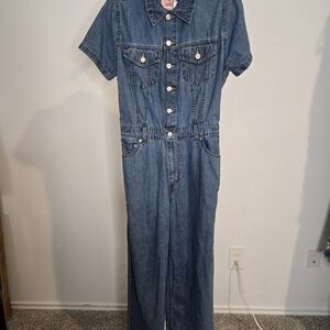 Levi's Blue Denim Shirt with Button Accents